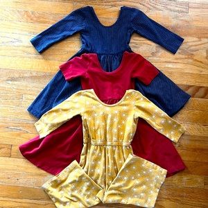 Alice + Ames 4T bundle! 2 dresses and a jumpsuit